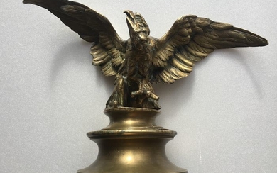 Sculpture, Imperial eagle with spread wings - Empire Style - Bronze - Second half 19th century