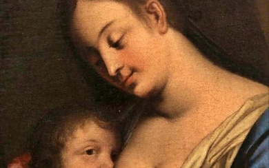 Scuola Fiamminga (XVII) - Vergine del Latte