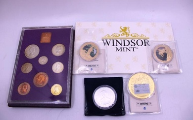 Selection of Collectors Coins. To include a 2006 Gibraltar Silver...