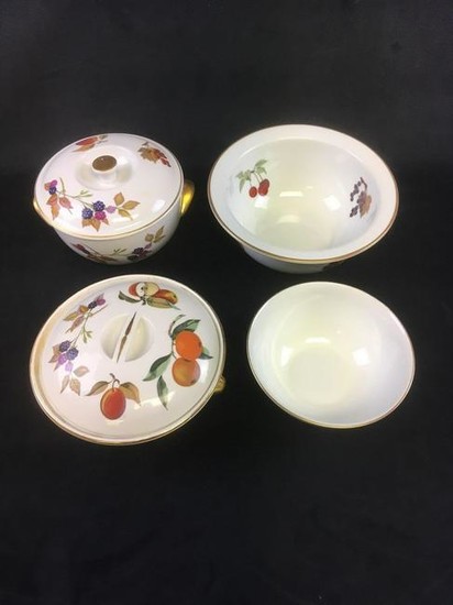 Set of Royal Worcester Fine Porcelain China Serving