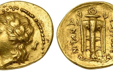 Sicily, Tauromenion, 15 Litrai, ca. 275-210 BC AV (g 1,17;...