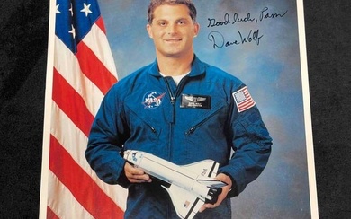 Signed & Inscribed Vintage Photograph Of Astronaut David A. Wolf (JBH25)