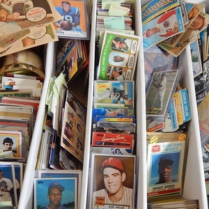 Sports Card Collection with Baseball, Football, 1930s to 1990s
