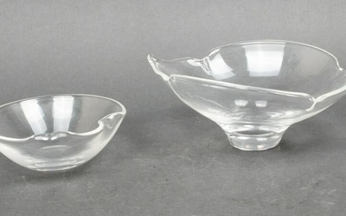 Steuben Crystal Modern Bowls, 2