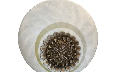Studio Davico - Pannello in metallo cromato di forma circolare, 60's