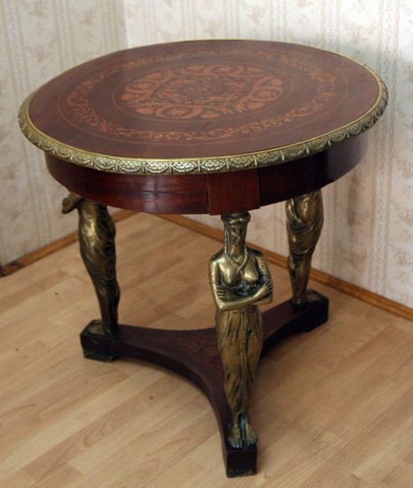 Table - Empire - Bronze, Wood - 19th century