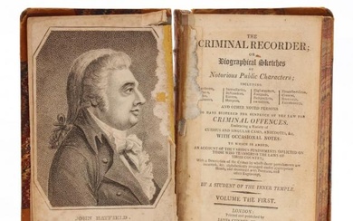 The Criminal Recorder; or Biographical Sketches...