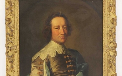 Thomas Hudson (1701-1779) Thomas Hudson (1701-1779) Portrait de Samuel Armytage (1713-1793), en demi-longueur, en costume...