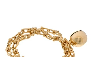Tiffany 18K Yellow Gold HardWear Wrap Bracelet