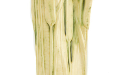 Tiffany Decorating Co. Favrile Pottery Cattail Pitcher