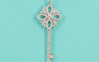 Tiffany & Co. "Keys Victoria" Platinum 0.44 CTW Diamond Necklace