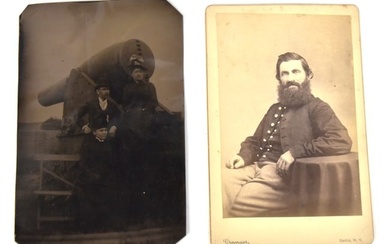 Two Civil War Cabinet Cards