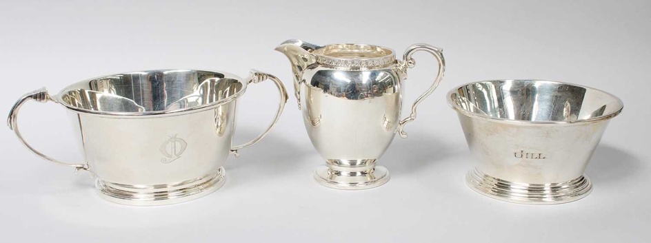 Two George V or George VI Silver Sugar-Bowls and a...