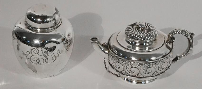 Two Interesting American Sterling Silver Vessels