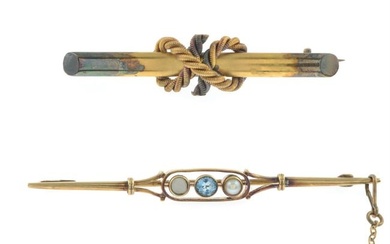 Two late 19th & early 20th C. brooches