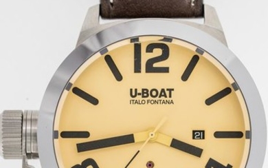 U-Boat - Classico 50mm Tungsteno AS 2 Brown Leather Strap - 8091 "NO RESERVE PRICE " - Men - Brand New