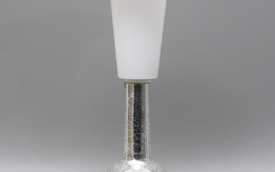 UNO & ÖSTEN KRISTIANSSON. table lamp, “Kulan”, glass/plastic, Luxus, 1960/70s.