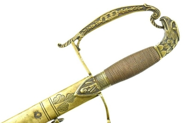 US 1840s Eagle Pommel American Officer Sword