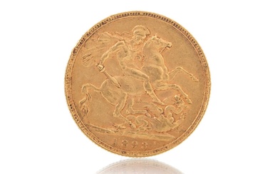 VICTORIA GOLD SOVEREIGN 1893