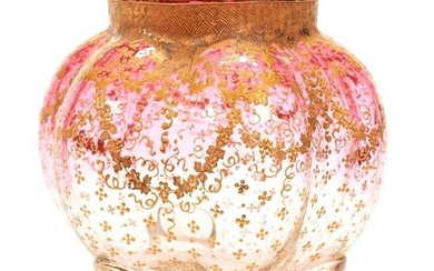 Vase, Rubina Bohemian Art Glass