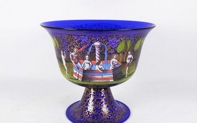 Venetian Glass Presentation Bowl