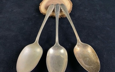 Vintage 1940's Gorham Sterling Silver " Lyric " Serving Spoons
