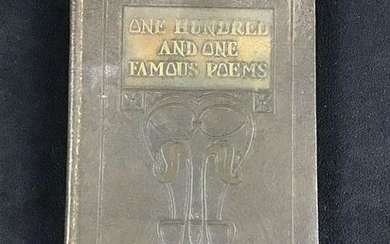 Vintage One Hundred and One Famous Poems Circa Early