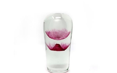Vintage Pink Glass Bud Vase