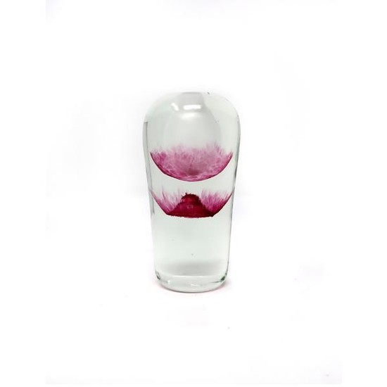 Vintage Pink Glass Bud Vase