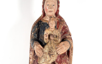 Virgin with Child, Spanish school of the 15th century