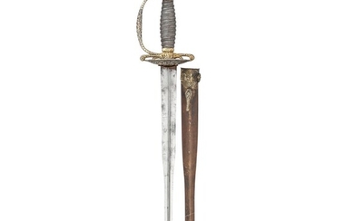 Ⓦ A FINE SILVER-HILTED SMALL-SWORD, LONDON 1764