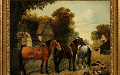 WILLIAM GEORGE MEADOWS, OIL ON CANVAS