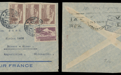 Worldwide Air Post Stamps and Postal History - Czechoslovakia