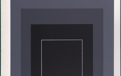 josef albers - Homage to the Square "White Line Squares", 1968