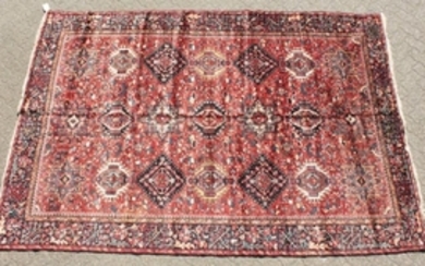 A VERY LARGE PERSIAN MAHAL CARPET. 15ft x 10ft 6ins.