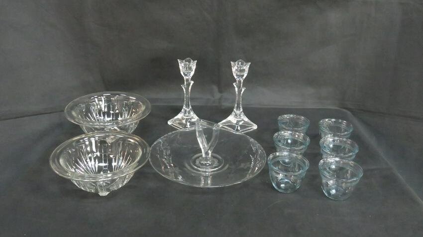 11 pc Vintage Glassware Lot