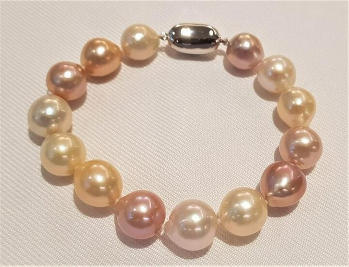 11x13mm Multi Edison Pearls - Bracelet