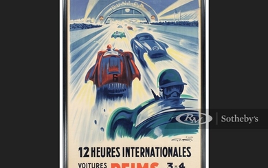 Reims 12 Heures Internationales by Géo Ham, 1954