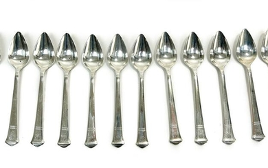 12 Tiffany & Co. Sterling Silver Fruit Spoons