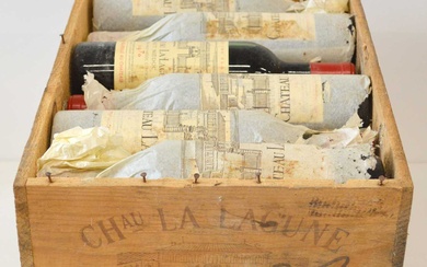 12 bottles in previously unopened OWC Chateau La Lagune Grand Cru Classe Haut Medoc