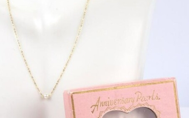 14K YG ANNIVERSARY PEARL CO PEARL NECKLACE & ETC