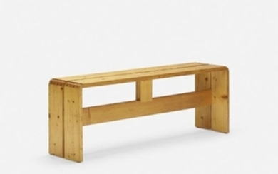 Charlotte Perriand, bench from Les Arcs, Savoie