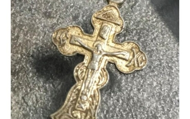 17th - 19thc Ornate Cross Artifact