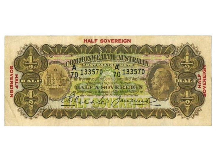 1928 Half Sovereign Riddle & Heathershaw