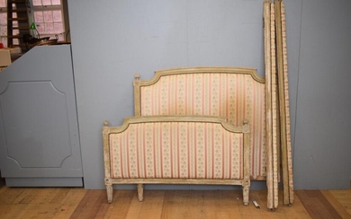 19TH CENTURY FRENCH LOUIS XVI BED - C.1870'S (137H x 146W CM) (LEONARD JOEL DELIVERY SIZE: LARGE)