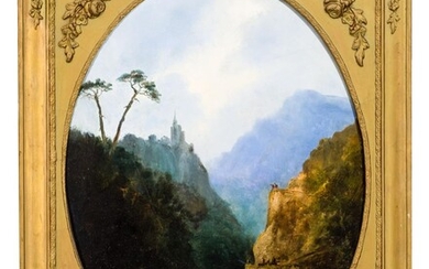 19th C. english School. Pair of landscapes