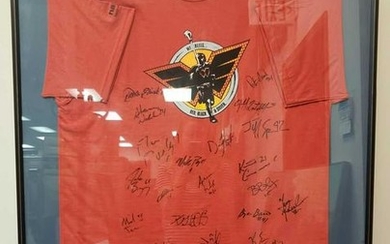 2005 Philadelphia Wings Framed Signed Shirt