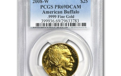 2008-W 1/2 oz Proof Gold Buffalo PR-69 PCGS