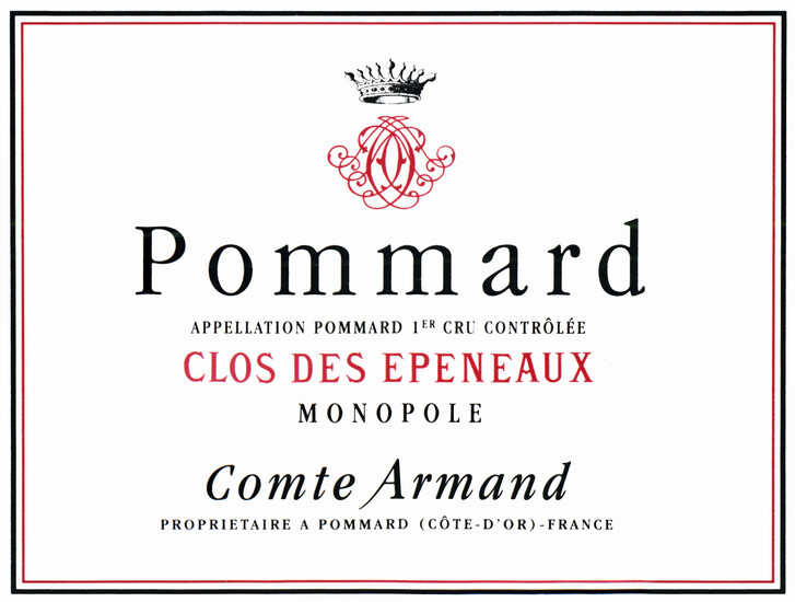 2016 Pommard, Clos des Epeneaux, Comte Armand