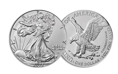 2023 American Silver Eagle .999 Fine Silver Dollar Coin